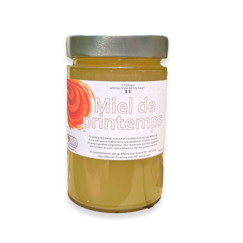 miel fleurs printemps doux crémeux parfumé local artisanal naturel producteur français