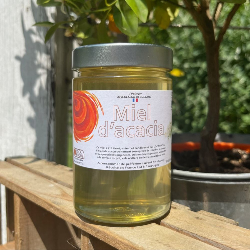 miel acacia liquide français picardie artisanal local naturel