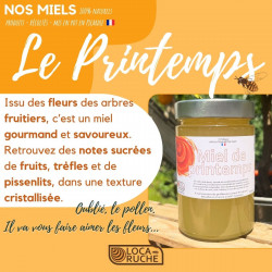 miel printemps français naturel écologique apiculteur récoltant en picardie